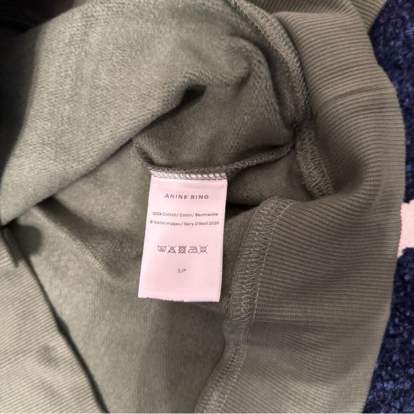 Anine Bing Sport Green Sweater Womens Small or Medium - Picture 3 of 3